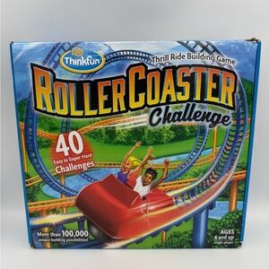 ThinkFun Roller Coaster Challenge Complete Game 40 Challenges STEM Toy‎
